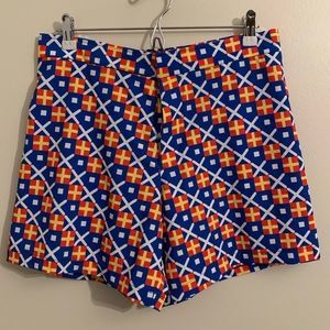 Preppy Pimp Swim Trunks LE Medium Flag Print